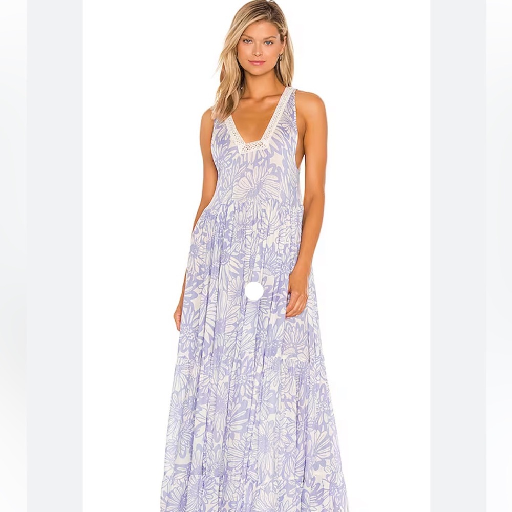 Free people maxi slip dress L